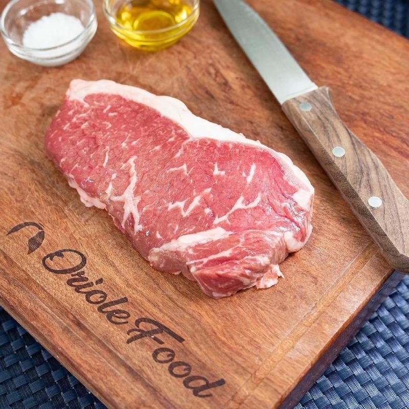 Chilled Australia Angus Reserve Black Agnus 150d Grain Fed Striploin 2kg-ZBSLAR2KG