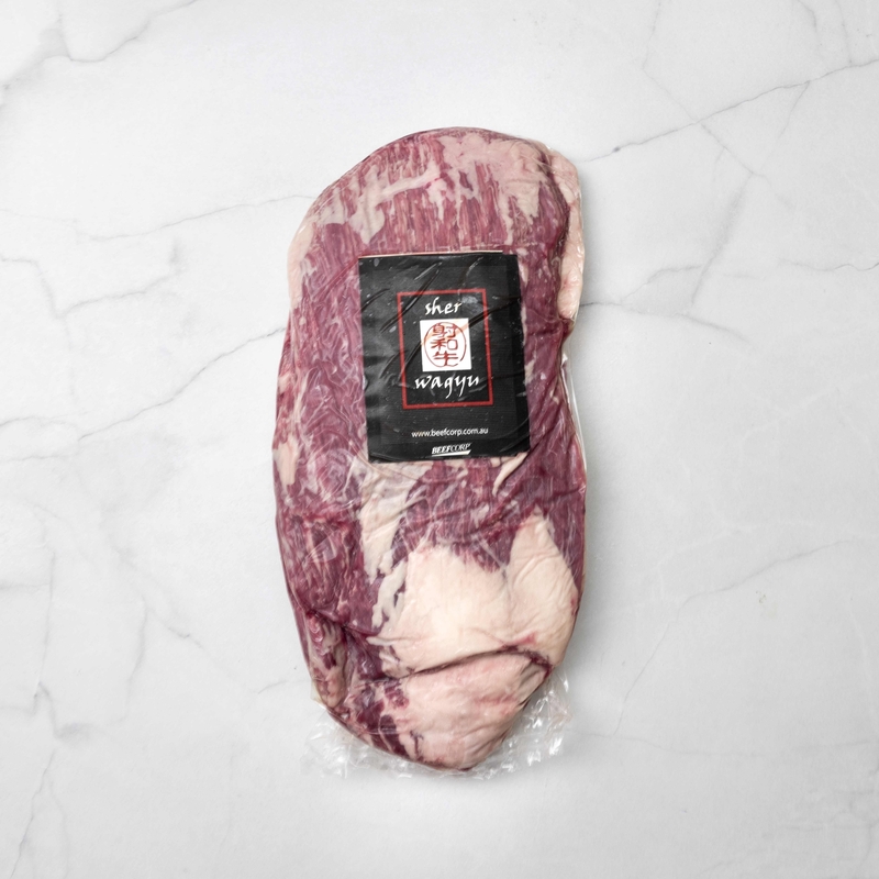 Chilled Australia "Sher" Wagyu M9 Flank Steak 1.9KG+ or 2.4KG+／Pack-BAWP29P