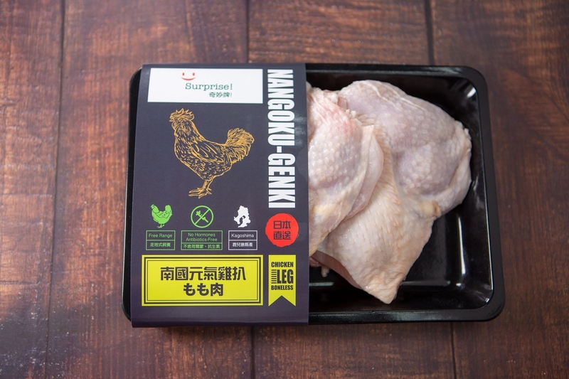 奇妙牌急凍日本南國元氣雞有皮雞脾扒400克-ZCJBL01