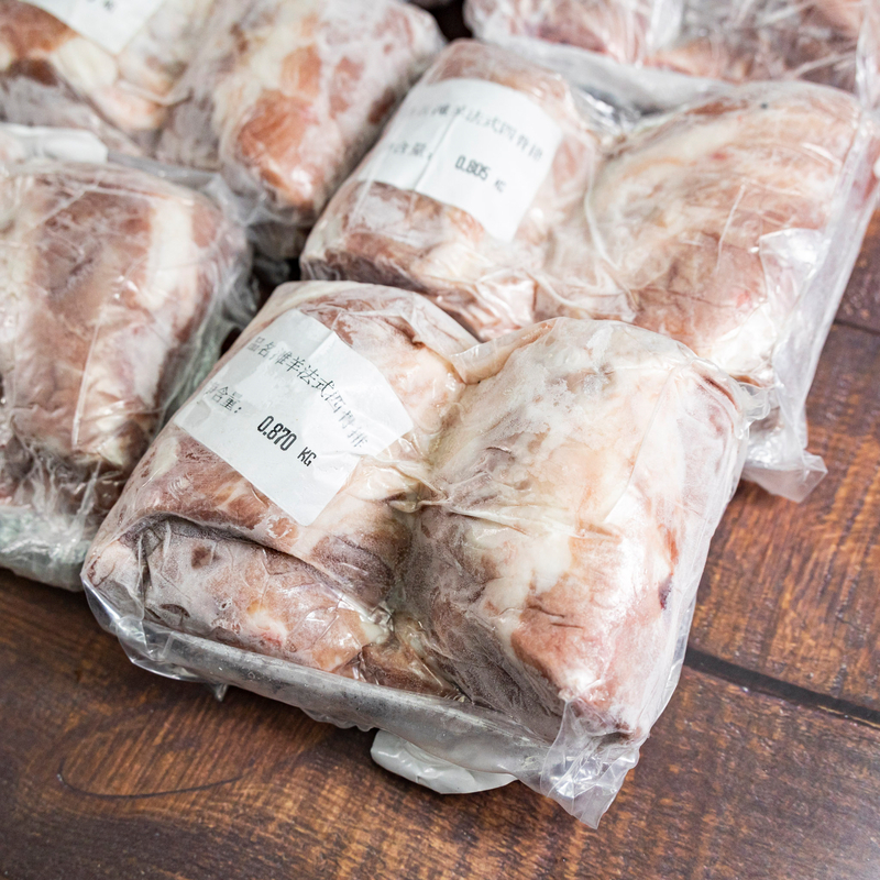 急凍中國寧夏灘法式羊架4支骨裝x2排 (約 800克／包)-LCLR01P