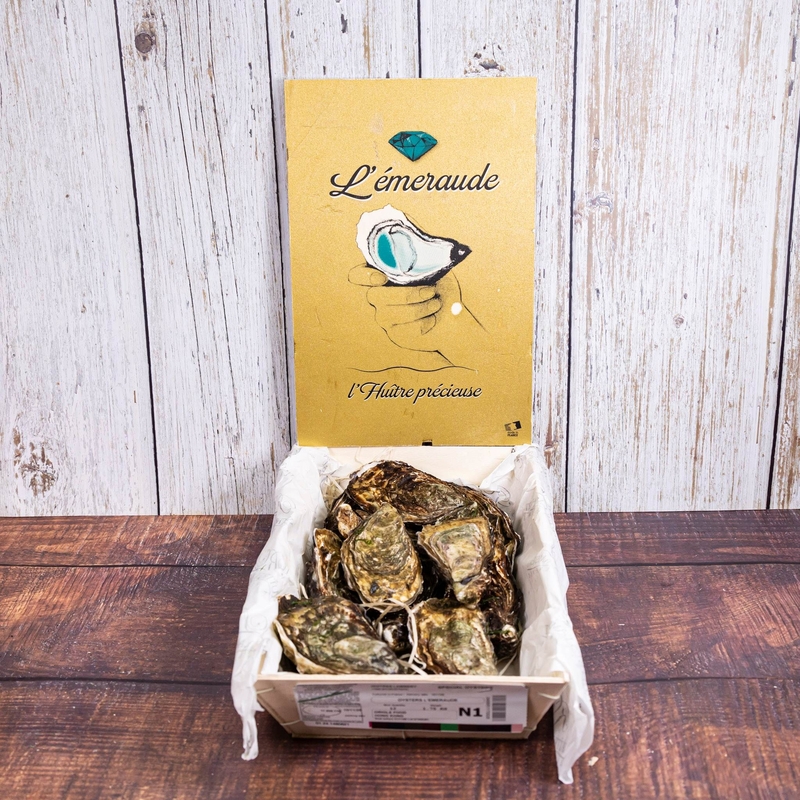法國生蠔 綠寶石蠔(L'emeraude )N1／N2 12P-【OFLE01／OFLE02】