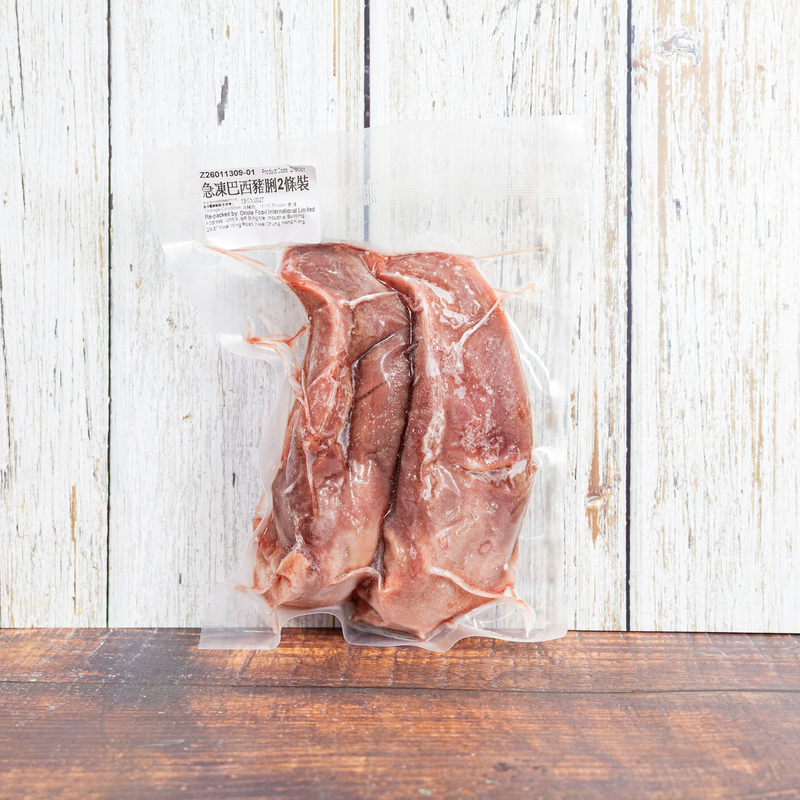 Frozen Brazil Pork Tongue whole 2pc 400g-ZPB001      