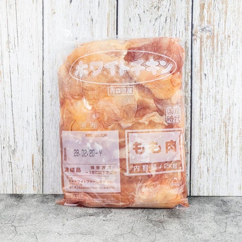 急凍日本國產時代無激素有皮雞扒(雞腿扒)2公斤裝 - CJBL01P