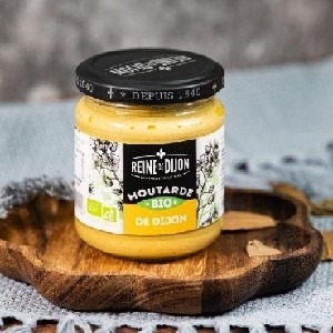 France ＇Reine＇ Organic Strong Dijon Mustard 200g-FDM004