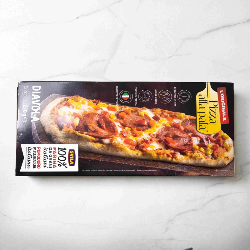 急凍 ＇Svila＇栗粒意式辣肉腸長薄餅270克-IFR005