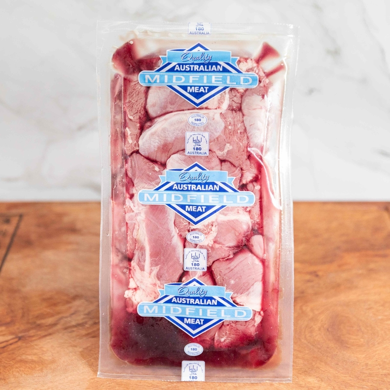 急凍澳洲Midfield草飼羊裙肉 約1公斤／包-LASK01FP