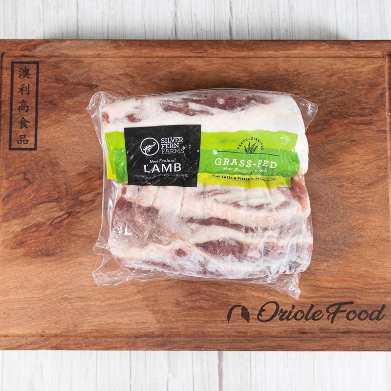 急凍紐西蘭＇Silver Fern＇法式草飼羊架去蓋 (約900克／包)-LNLR01P1