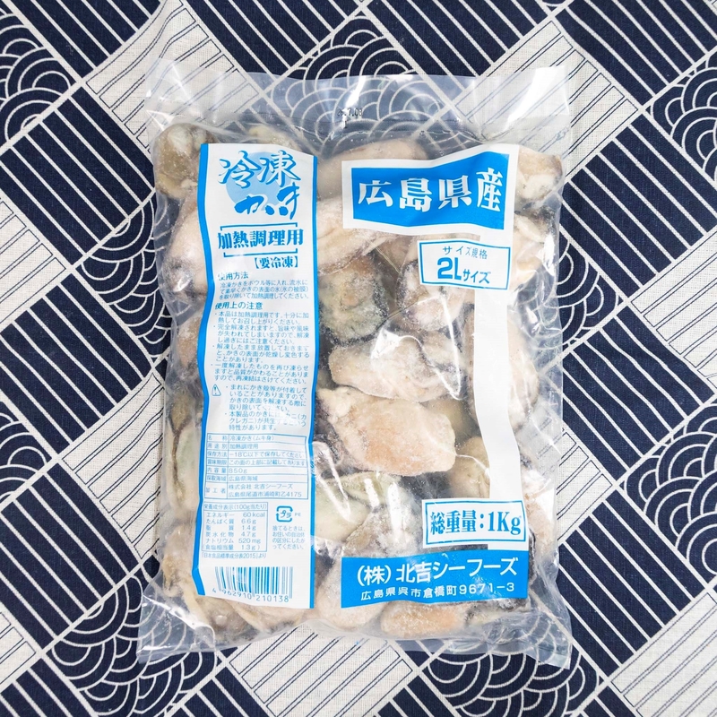 急凍日本2L廣島蠔肉1公斤-SJOY04